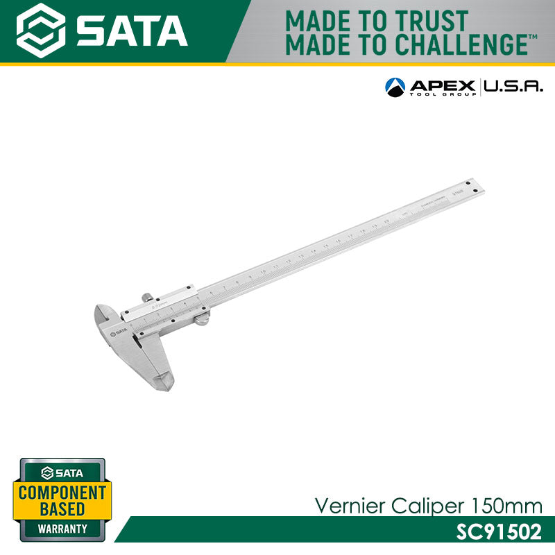 Sata SC91502 Vernier Caliper 0-200mm Secondary image