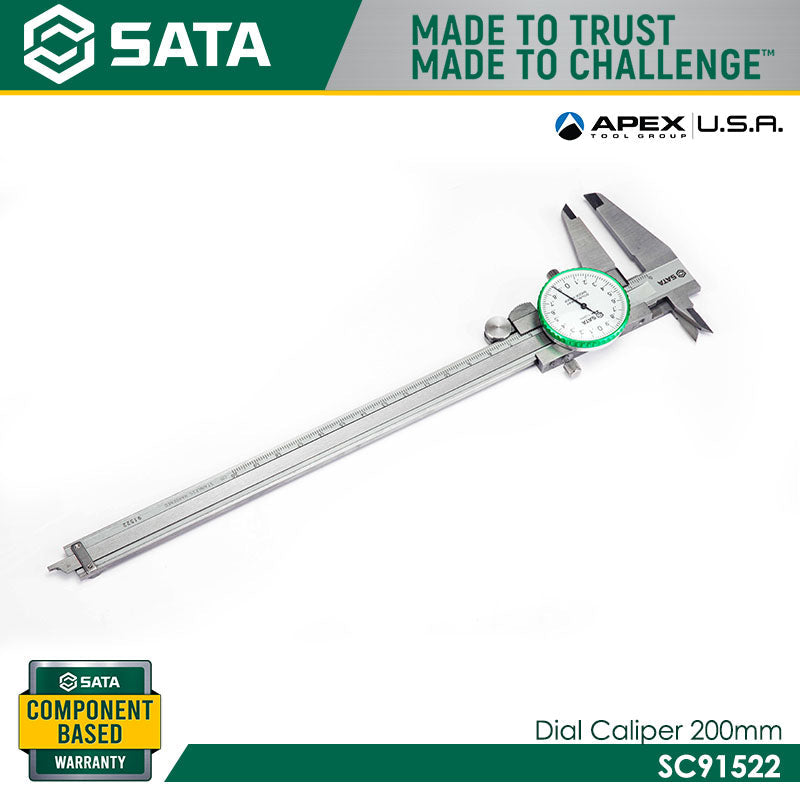 Sata SC91522 Dial Caliper 0-200mm Secondary image