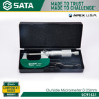 Sata SC91531 Outside Micrometer 0-25mm - view 2