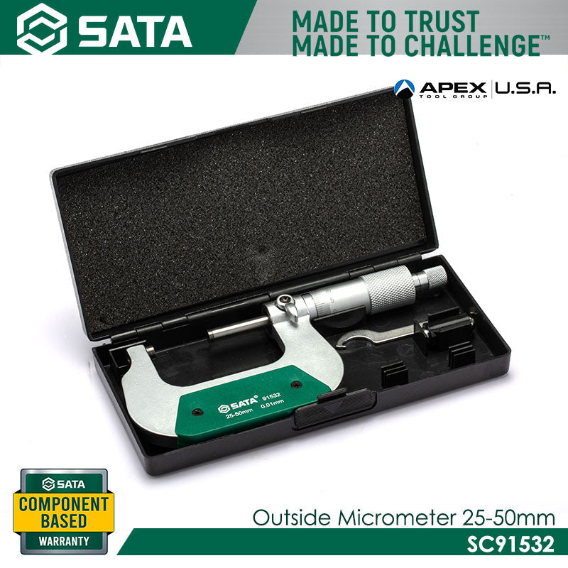 Sata SC91532 Outside Micrometer 25-50mm - view 2
