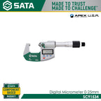 Sata SC91534 Digital Micrometer 0-25mm