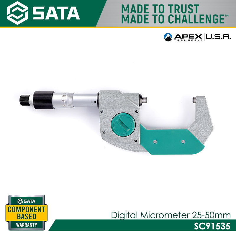 Sata SC91535 Digital Micrometer 25-50mm Secondary image