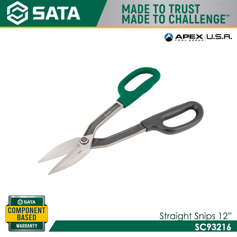 Sata SC93216 Straight Snips 12" Secondary image