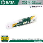Sata SC93433A 10Pc. Spare Blades, 8-Point, 18x100mm - view 2