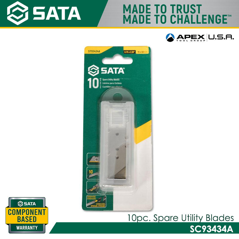 Sata SC93434A 10Pc. Spare Utility Blades Main image