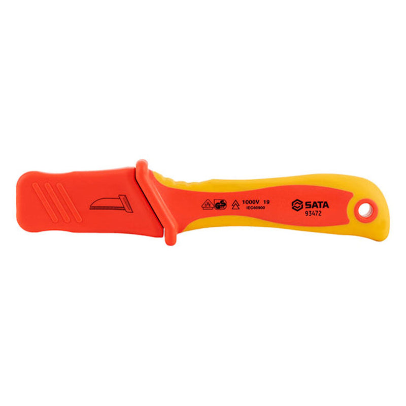 Sata SC93472 VDE Insulated Cable Knife, Straight Blade - view 3