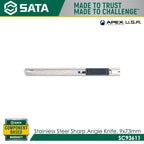 Sata SC93611 Stainless Steel Sharp Angle Knife 9x73mm