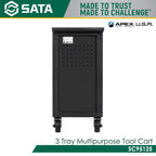 Sata SC95125 4 Drawers 2 Doors Tool Trolley - view 2