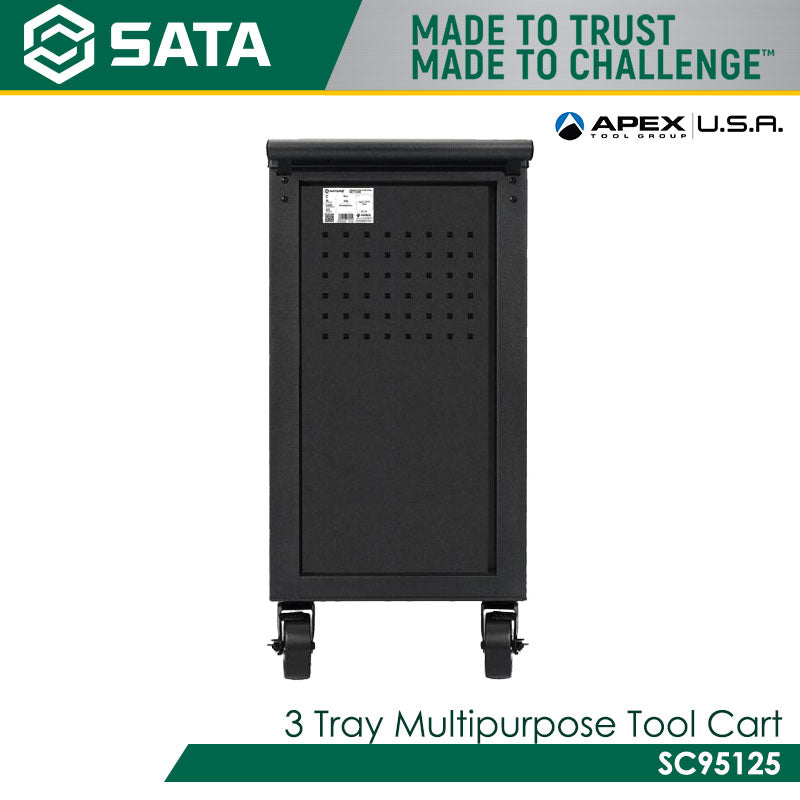 Sata SC95125 4 Drawers 2 Doors Tool Trolley - view 2