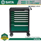 Sata SC95126 7 Drawer Tool Trolley