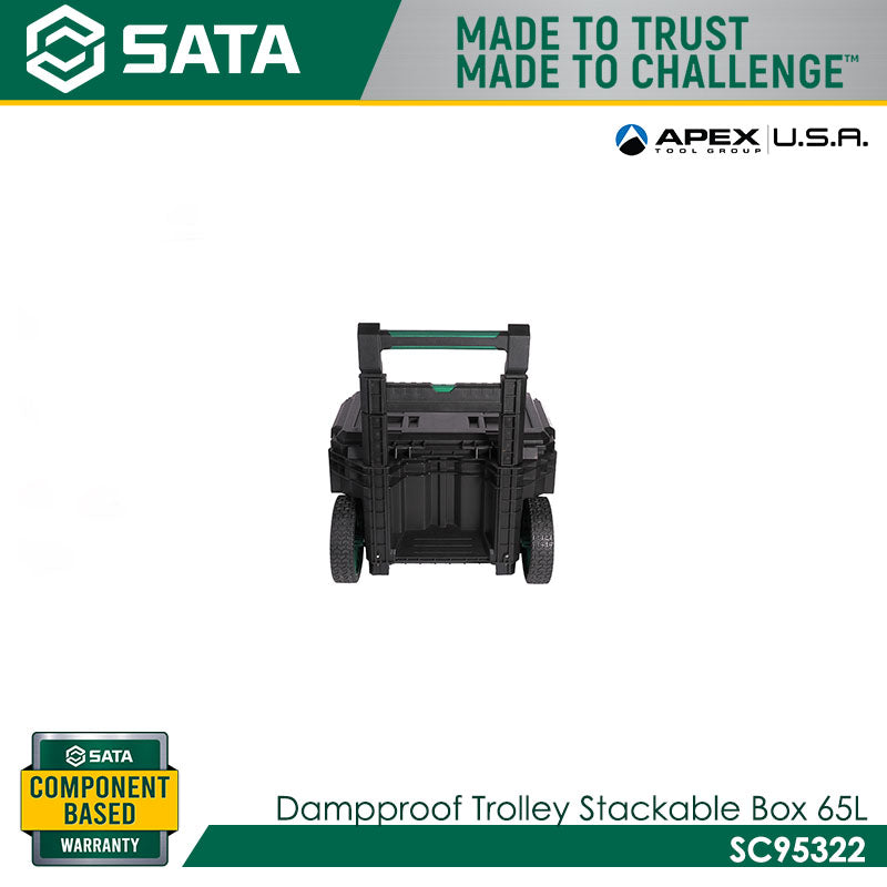 Sata SC95322 Dampproof Trolley Stackable Box 65L - view 2
