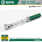 Sata SC96212 3/8" Dr. Adjustable Torque Wrench 5-25Nm - view 2