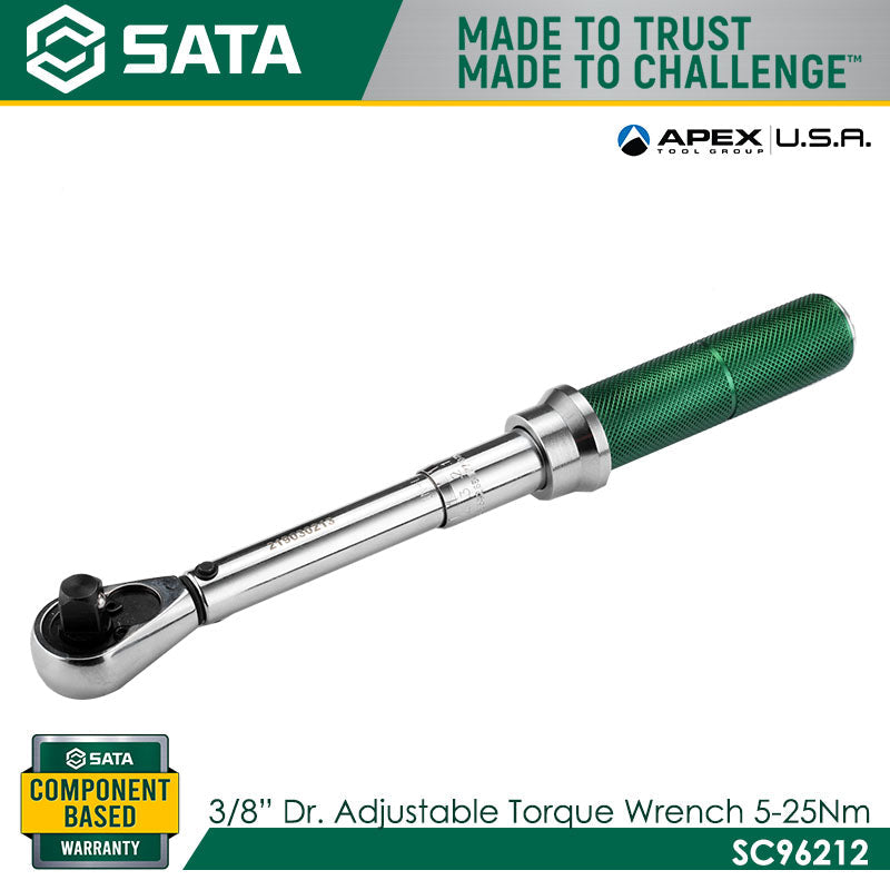 Sata SC96212 3/8" Dr. Adjustable Torque Wrench 5-25Nm - view 3
