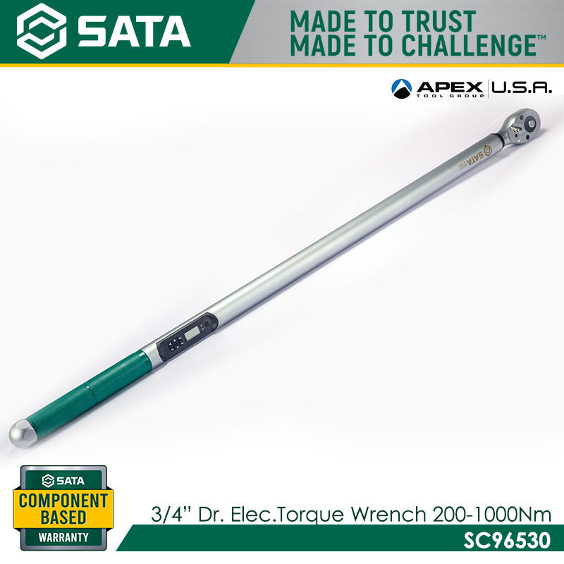 Sata SC96530 3/4" Dr. Electronic Torque Wrench 200-1000Nm Secondary image