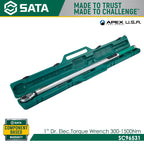 Sata SC96531 1" Dr. Electronic Torque Wrench 300-1500Nm - view 3