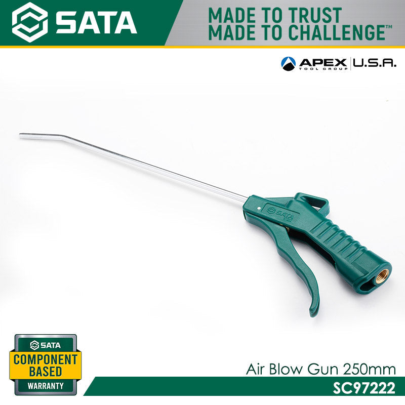 Sata SC97222 Air Blow Gun with Brass Air Inlet 250mm - view 3