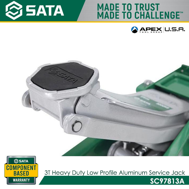 Sata SC97813A 3 Tonne Heavy Duty Low Profile Service Jack - view 3