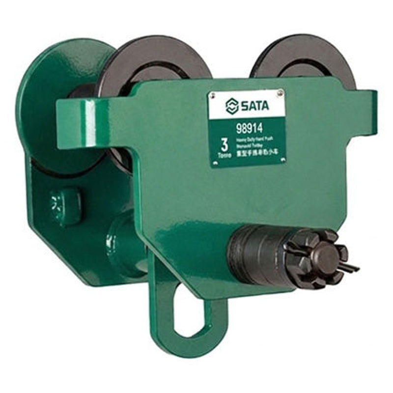 Sata SC98914 Heavy Duty Hand Push Monorail Trolley 5 Tons Secondary image