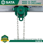 Sata SC98918 Hand Geared Monorail Trolley 3 Tons 3m - view 3