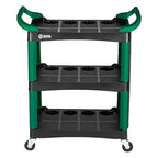 Sata SCAE5971 Plastic Tool Cart with Back Hanger and 10 Hooks - view 2