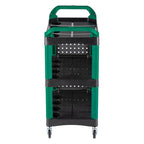 Sata SCAE5971 Plastic Tool Cart with Back Hanger and 10 Hooks - view 3