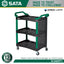 Sata SCAE5971 Plastic Tool Cart with Back Hanger and 10 Hooks
