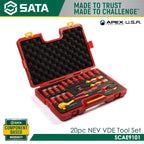 Sata SCAE9101 20Pc NEV VDE Tool Set
