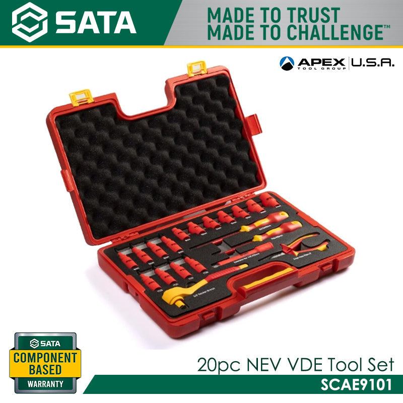 Sata SCAE9101 20Pc NEV VDE Tool Set