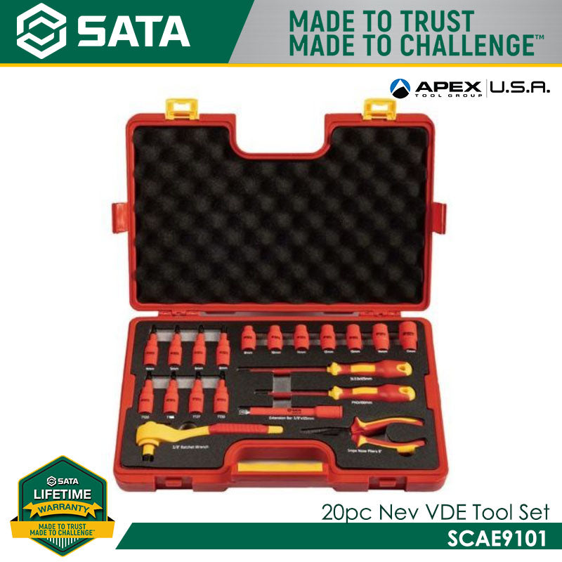 Sata SCAE9101 20Pc NEV VDE Tool Set - view 2