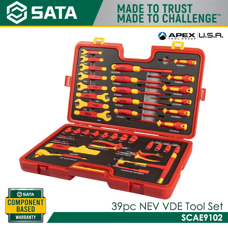 Sata SCAE9102 39Pc NEV VDE Tool Set Main image