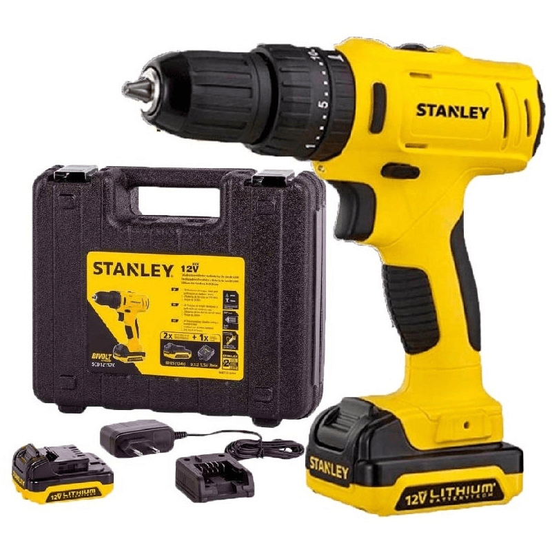 Stanley SCD121S2K 12V Cordless Drill / Driver 10mm [Kit] - KHM Megatools Corp.