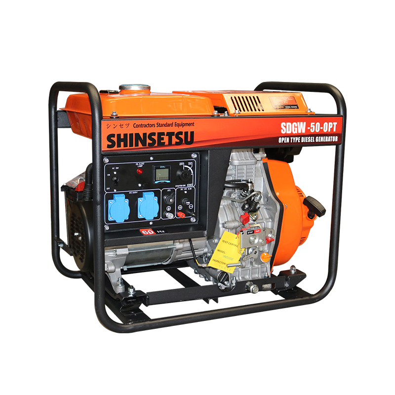 Shinsetsu SDGW-50-OPT Open-type Diesel Generator - ToolsSavvy.ph