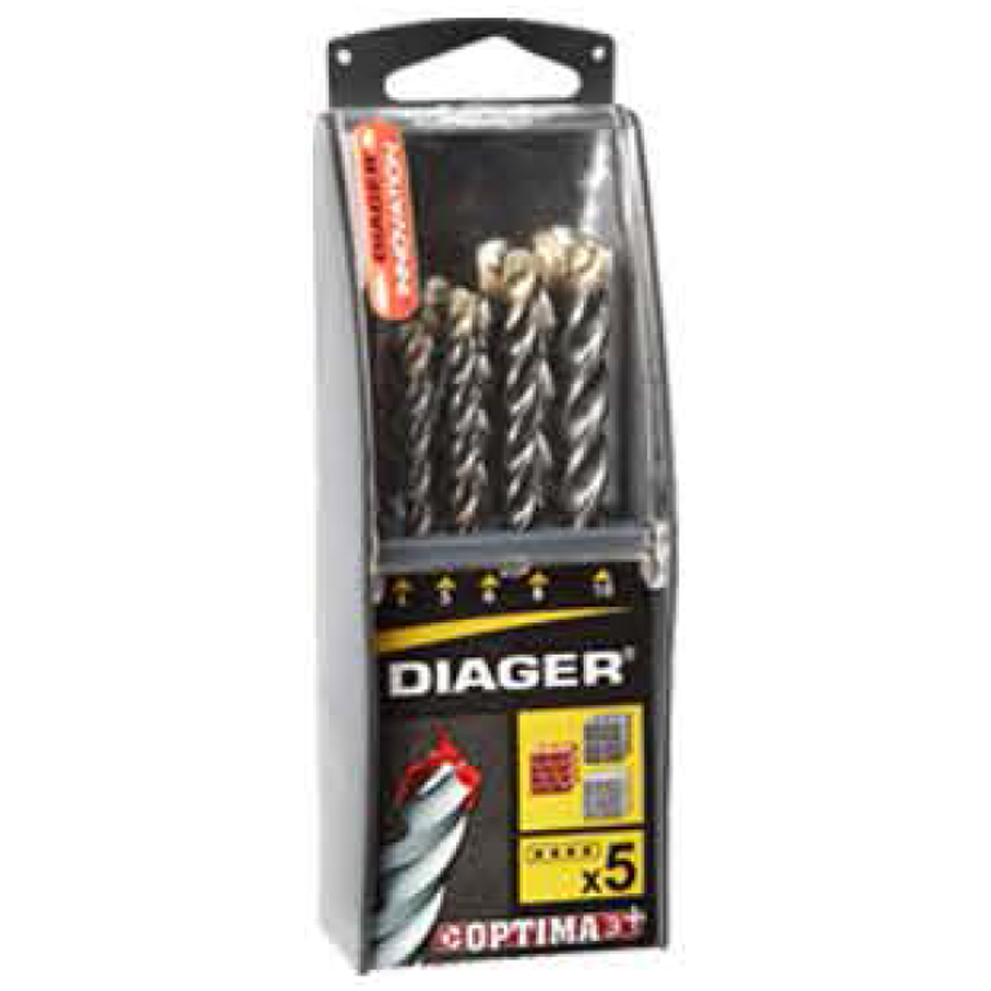 Diager 263B Masonry Drill Bit Set 5Pcs