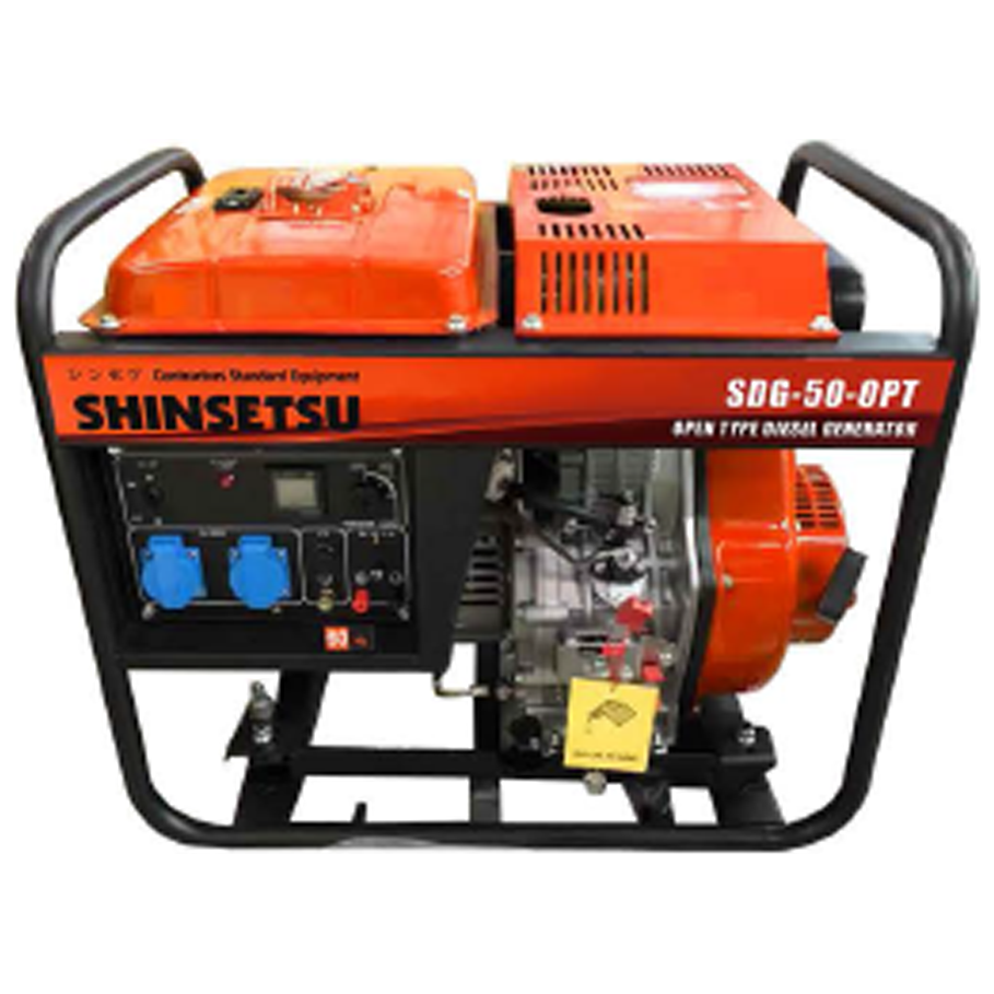 Shinsetsu SDG-50-0PT Diesel Generator 5kW | Shinsetsu by KHM Megatools Corp. Main image