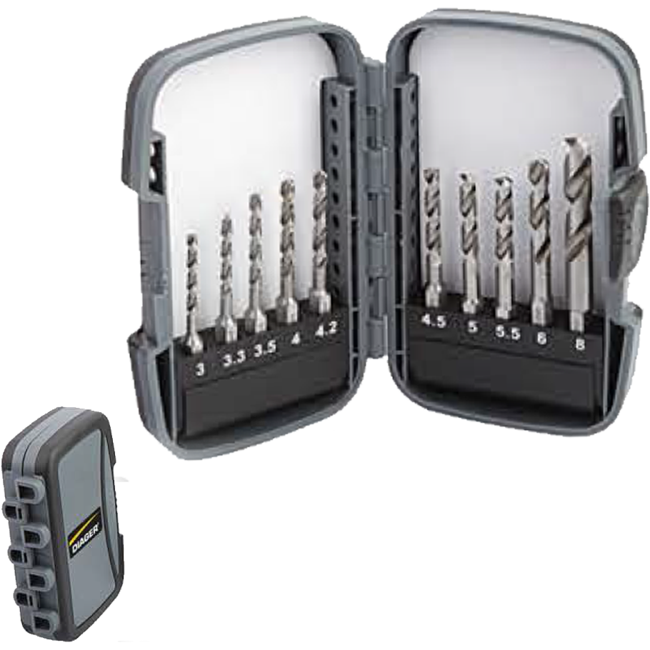 Diager 781B Drill Bit Set 10Pcs | Diager by KHM Megatools Corp. Main image