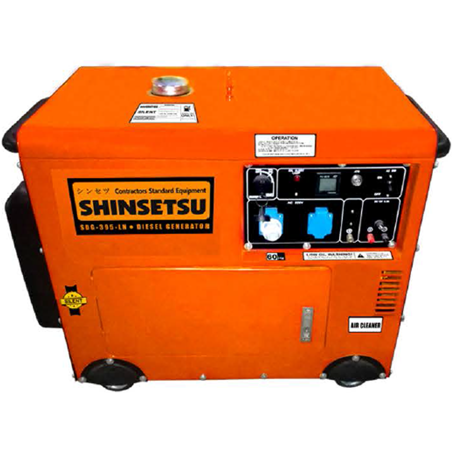 Shinsetsu SDG-395-LN Diesel Generator 5kW | Shinsetsu by KHM Megatools Corp. Main image
