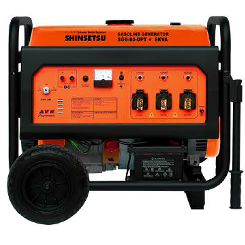 Shinsetsu SGG-80-0PT Portable Gasoline Generator 8kVA