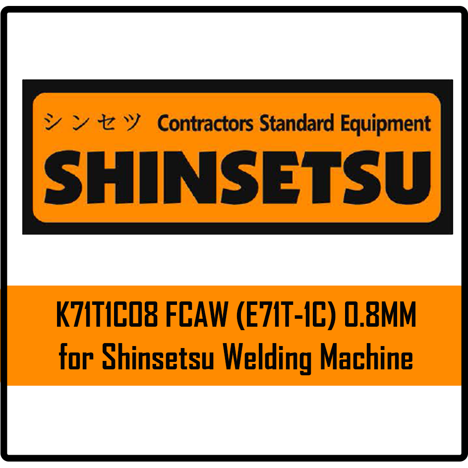 Shinsetsu K71T1C08 FCAW (E71T-1C) 0.8MM | Shinsetsu by KHM Megatools Corp.