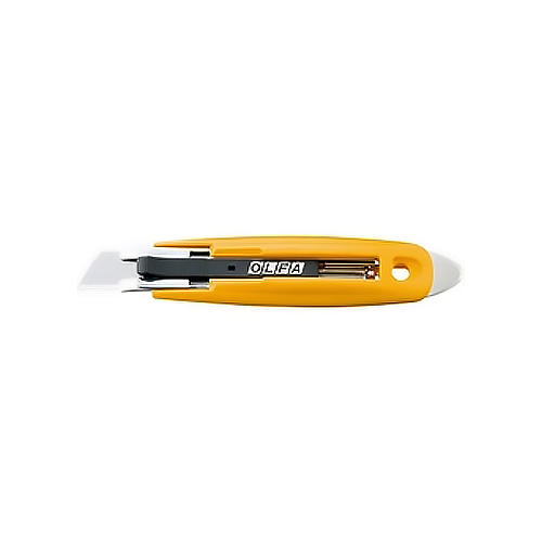 Olfa SK-9 Semi-Automatic Self-Retracting Safety Knife with Tape