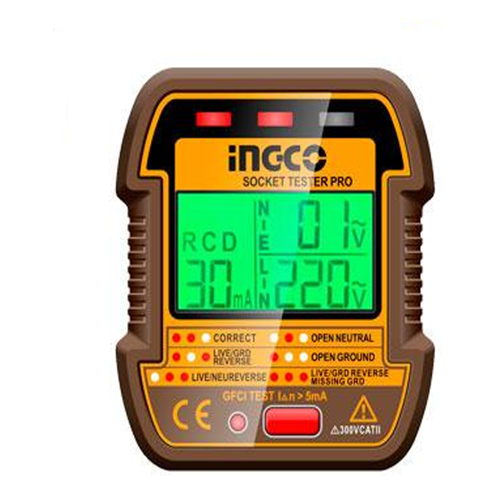 Ingco HESST30012 Socket Tester BS Plug | Ingco by KHM Megatools Corp. Main image