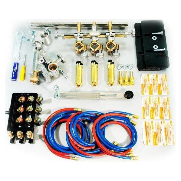 Koike SP-400 (Triple Torch) Burner Torch Accessory Set [with Plate Rider] - KHM Megatools Corp. Main image