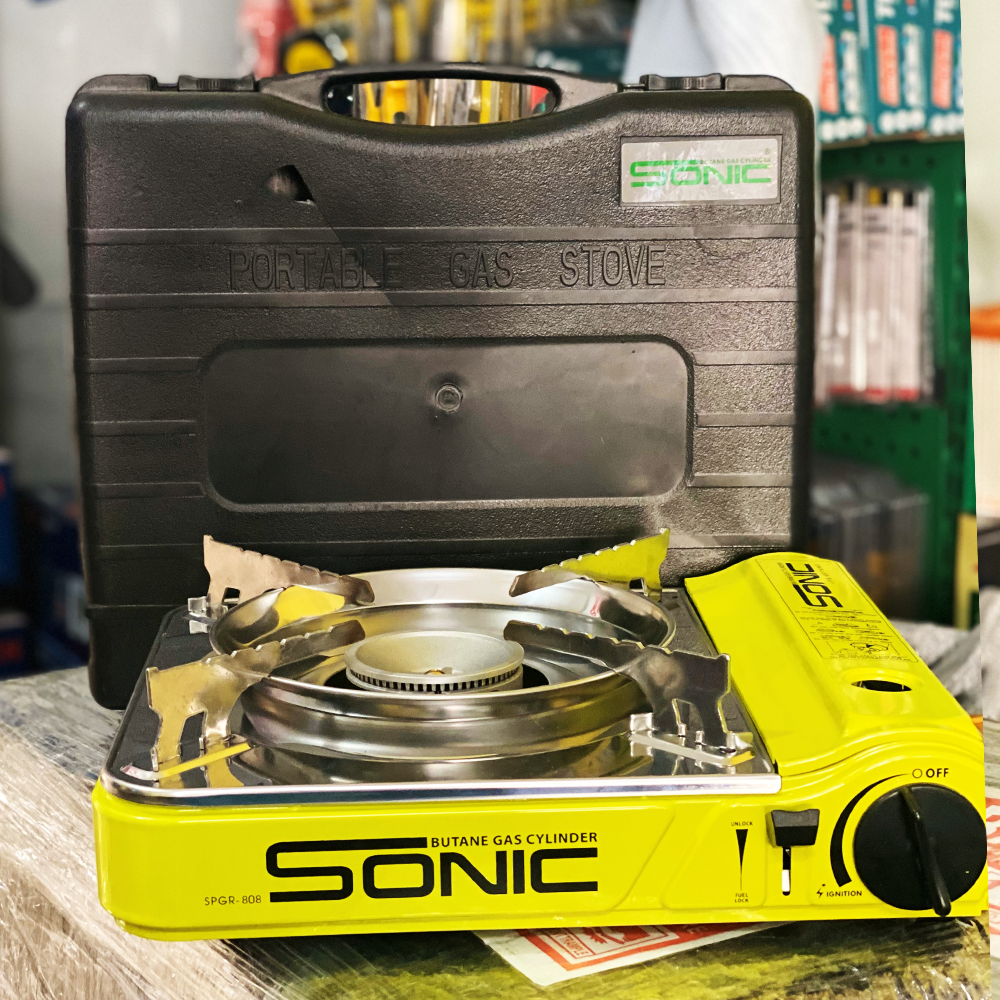 Sonic SPGR-808 2in1 Stainless Portable Gas Range (Butane/LPG) (Damaged Box) | Discounts by KHM Megatools Corp. Main image