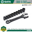 Sata ST09000 11Pc X6 Pass-Thru Adjustable Wrench Set