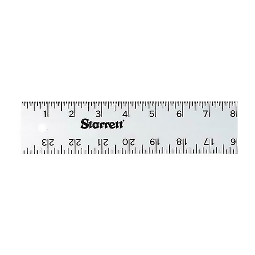 Starrett Straight Edge Ruler (Aluminum)