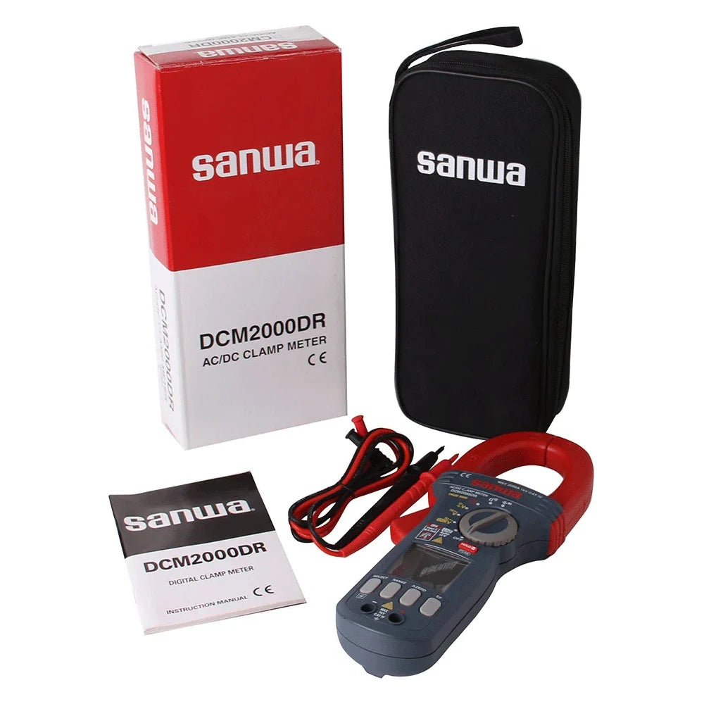 Sanwa DCM2000DR Digital Clamp Meter / Multi Meter [2000A] AC/DC+True RMS - ToolsSavvy.ph Main image