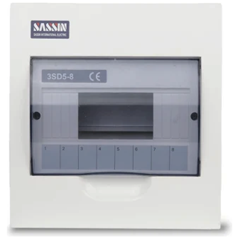 Sassin Flush Mounted Distribution Box "3SD5T Series" (Metal Base) IP40 | Sassin by KHM Megatools Corp. Main image