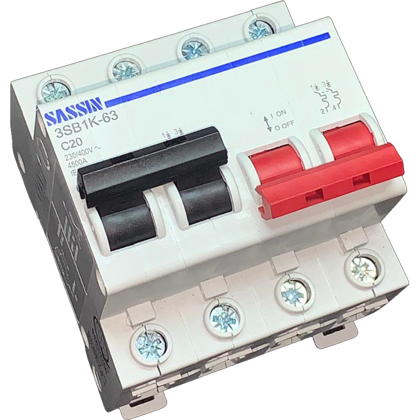 Sassin 2-Pole 6kAIC Mechanical Circuit Breaker (MTS) (3SB1K-125 Series) | Sassin by KHM Megatools Corp.