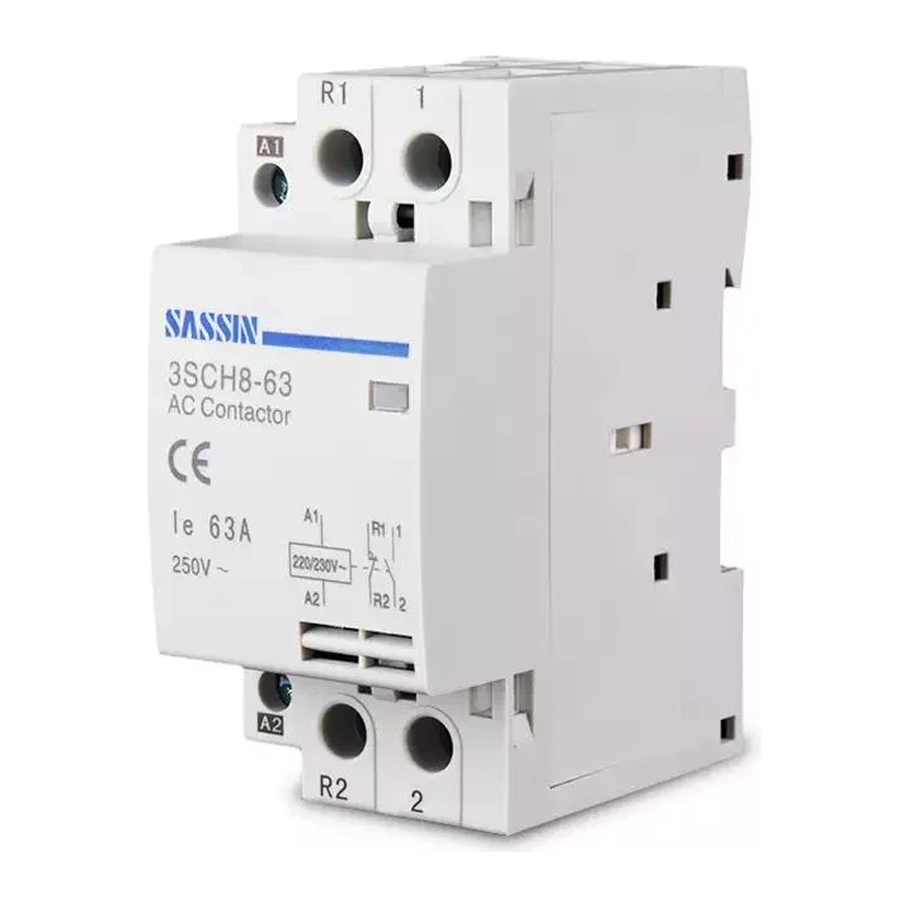 Sassin Lighting Contactor 2P 63A (3SCH8 Series) | Sassin by KHM Megatools Corp. Main image