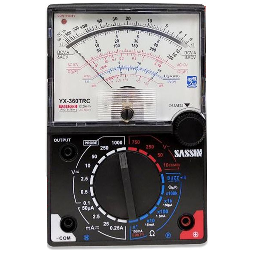 Sassin YX360TRC Analog Multi-Meter / Tester | Sassin by KHM Megatools Corp. Main image