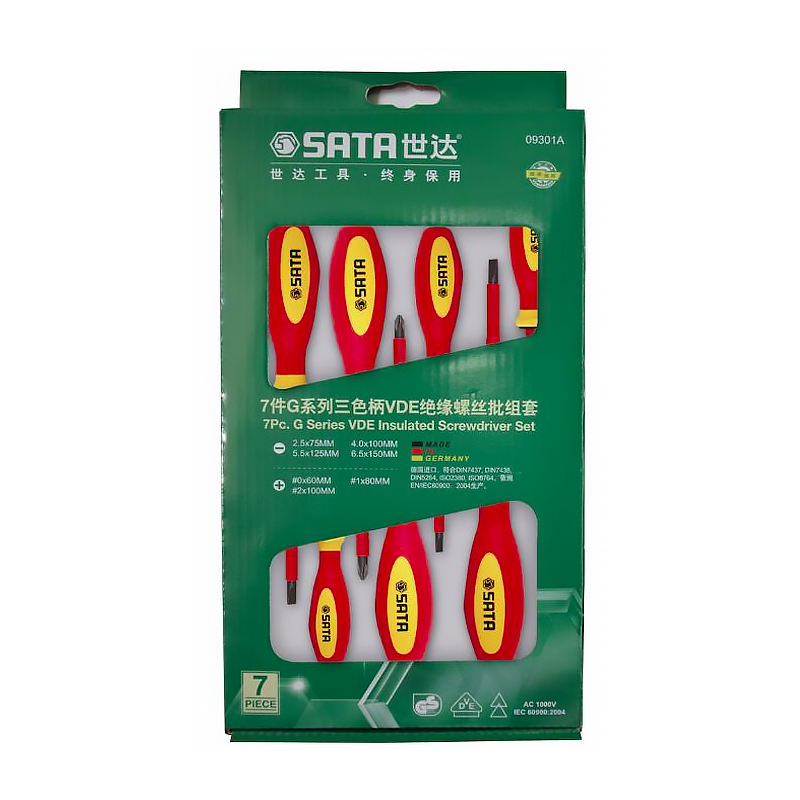 Sata 09301APP VDE Insulated Screwdriver Set (G-Series) - ToolsSavvy.ph
